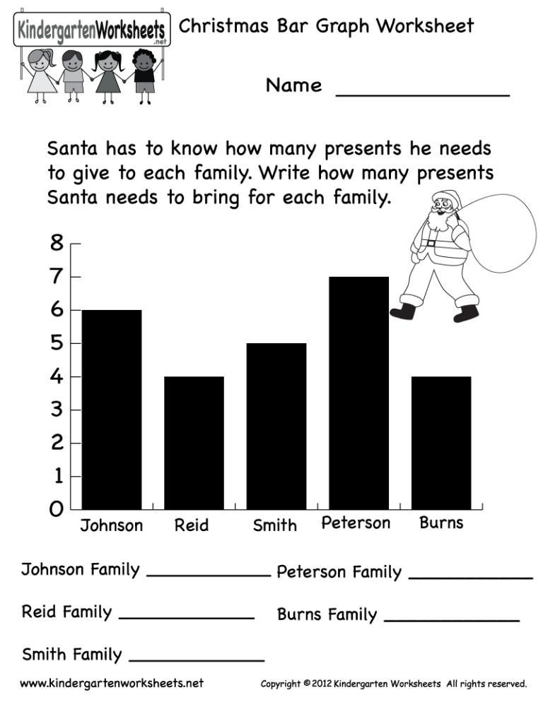 Bar Graph Worksheets Kindergarten