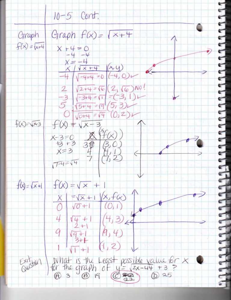 Big 10 Limits Worksheet