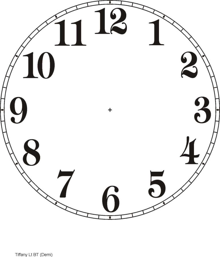 Clock Printable Free