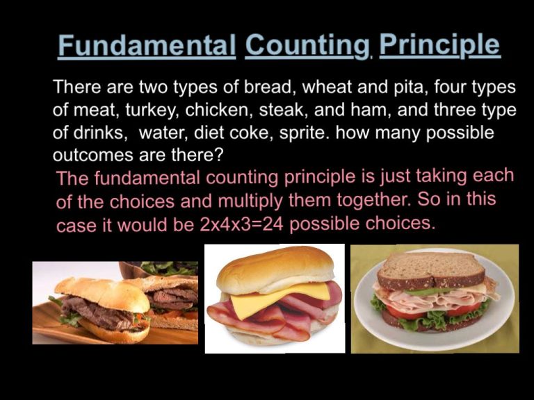 Fundamental Counting Principle Worksheet With Answers Pdf