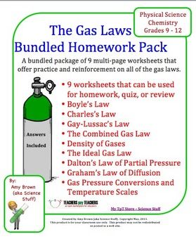 Combined Gas Law Problems Worksheet Answer Key