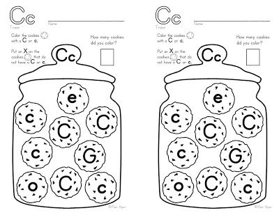 Identification Letter C Worksheets Pdf