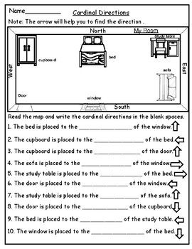 Directions Worksheet For Grade 2