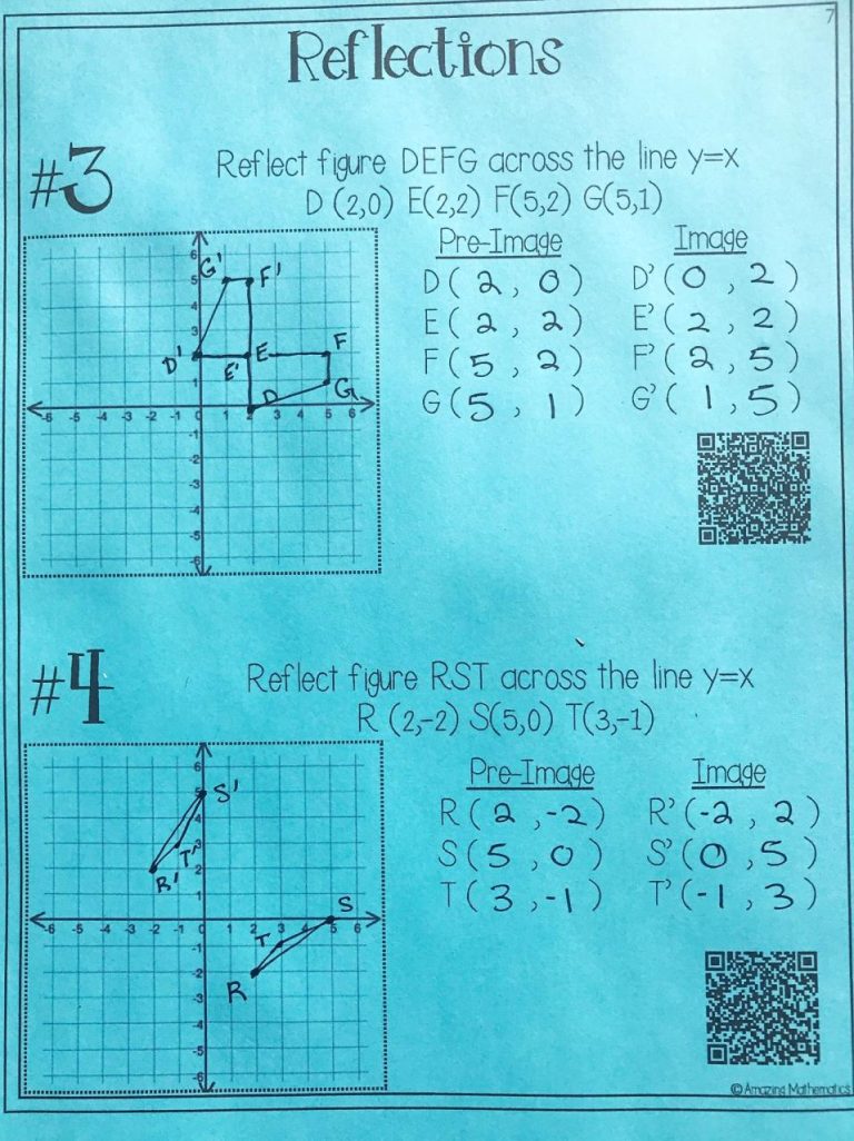 10th Grade Geometry Transformations Worksheet