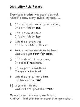 6th Grade Divisibility Rules Worksheets With Answer Key