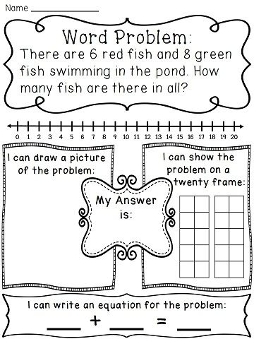 Addition And Subtraction Word Problems Within 20