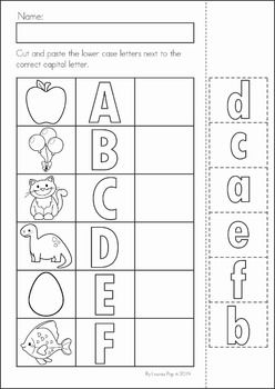 Preschool Homework Pages