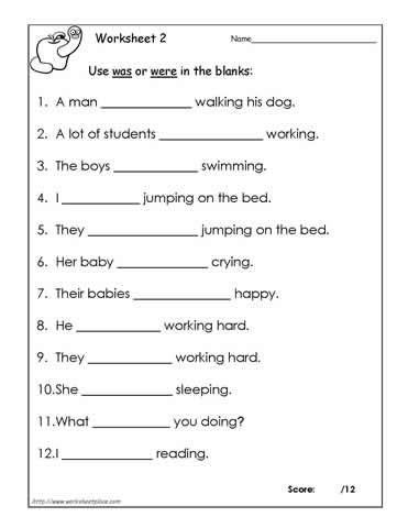 Worksheet For Class 2nd