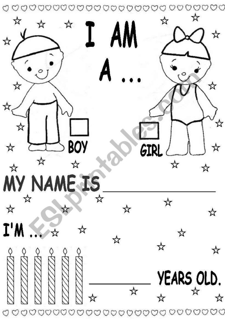 English Worksheets Pdf For Kindergarten