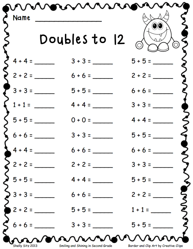 2nd Grade Math Worksheets Pdf Free