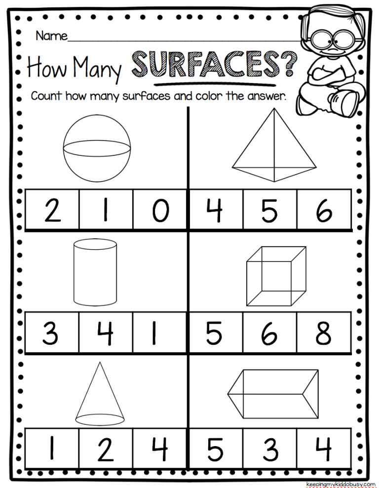 Common Core Math Worksheets Kindergarten