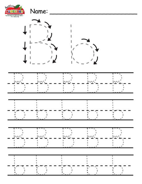 Traceable Letters B