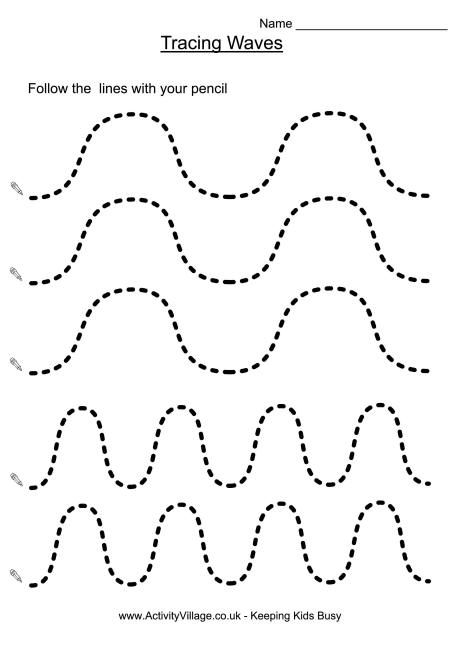 Waves Worksheet For Kids