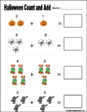 Halloween Math Worksheets For Preschool