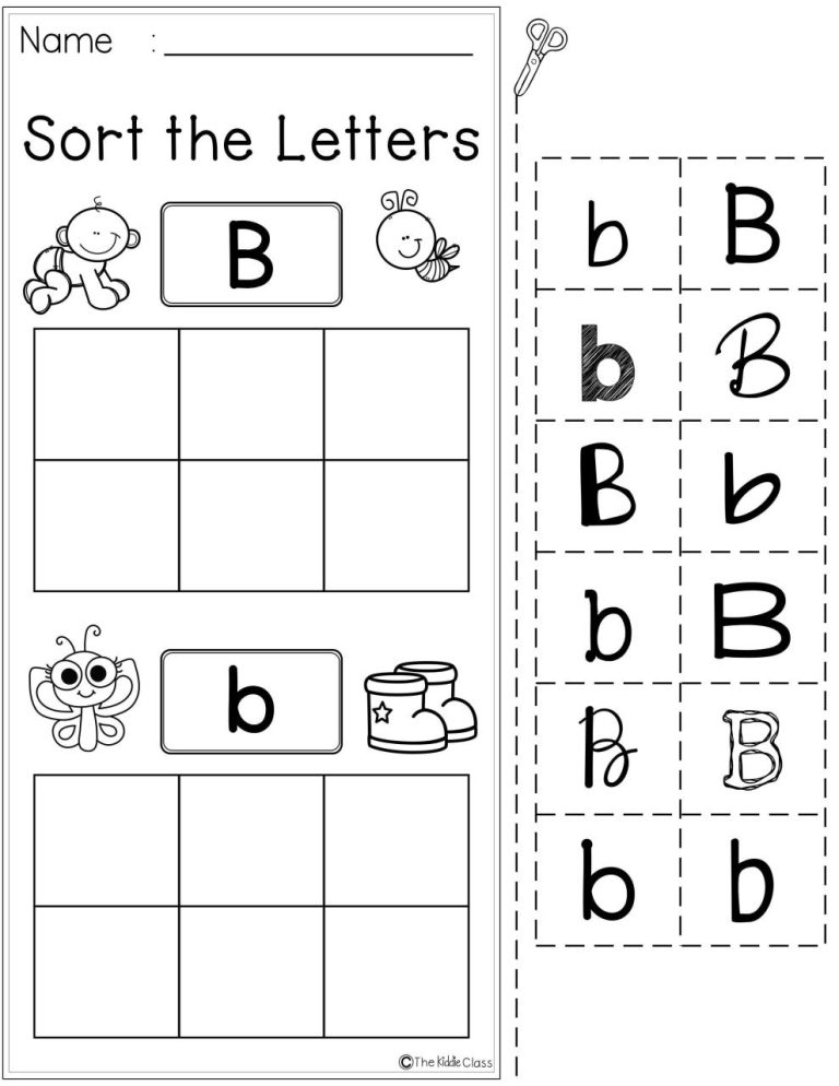 Letter B Worksheets Free