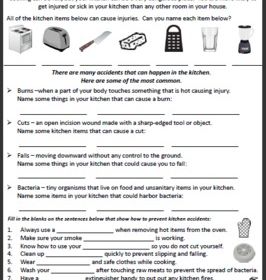 Food Safety Worksheets Pdf