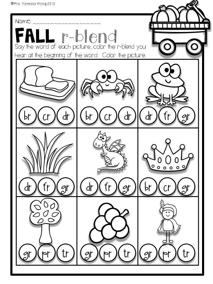 1st Grade Fall Handwriting Worksheets