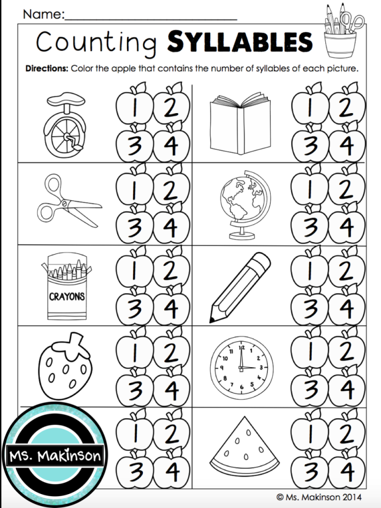 1st Grade Free Printable Worksheets For Kids