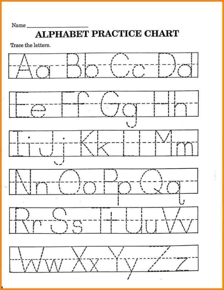 Preschool Abc Worksheets Free