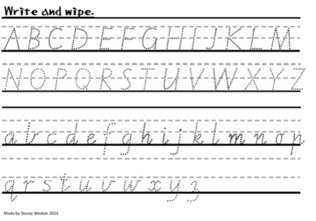 Printable Victorian Cursive Handwriting Worksheets Free