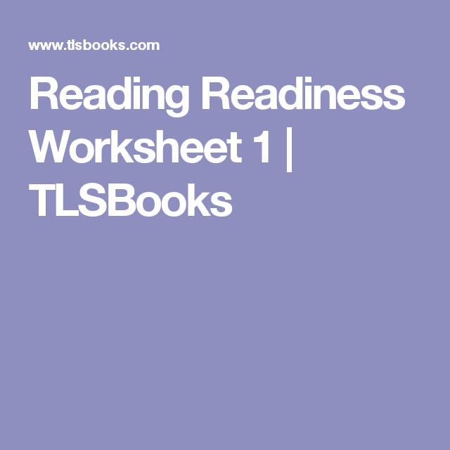 Tlsbooks Worksheets