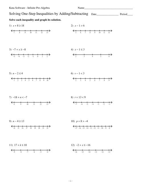 Adding And Subtracting Fractions Worksheets Kuta Software