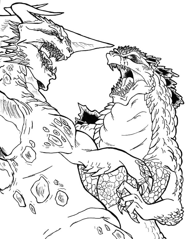 Godzilla Vs King Kong Coloring Pages 2020