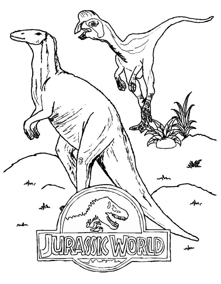 Jurassic World Coloring Pages