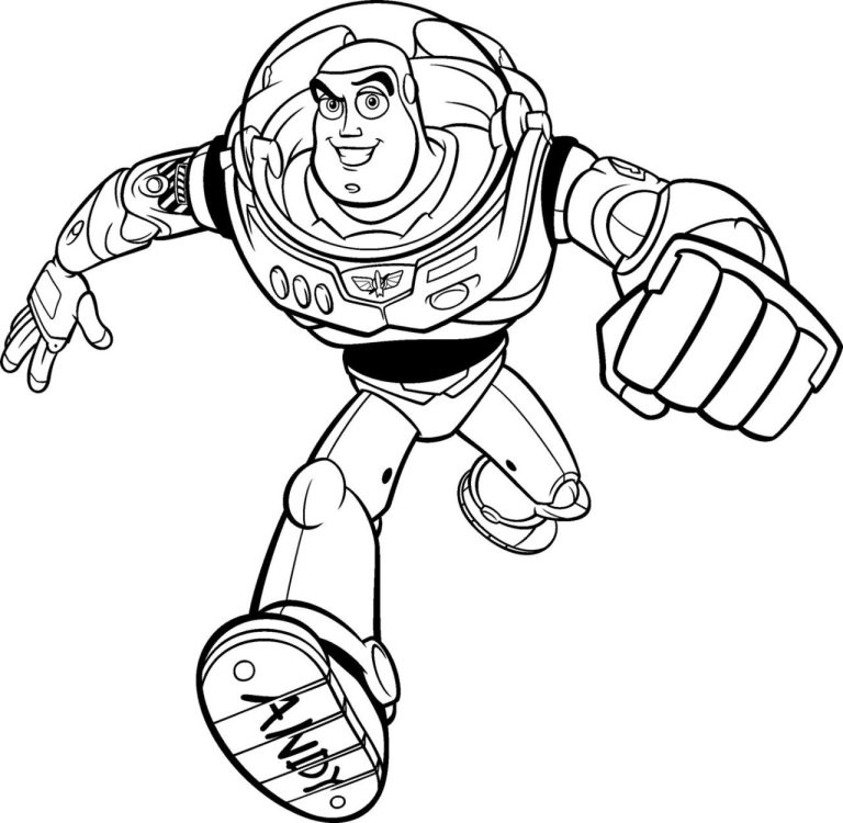 Buzz Lightyear Coloring Page