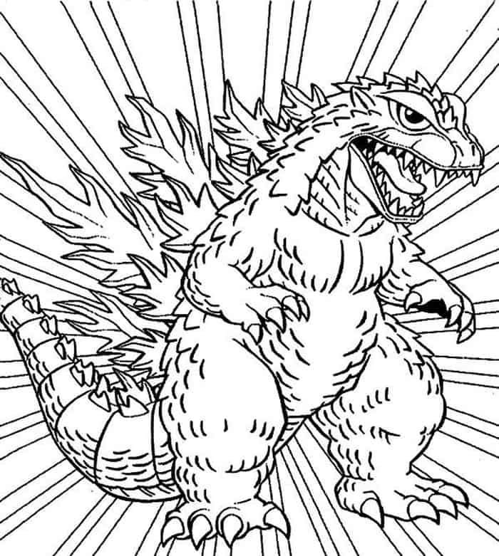 Free Printable Godzilla 1998 Godzilla Coloring Pages