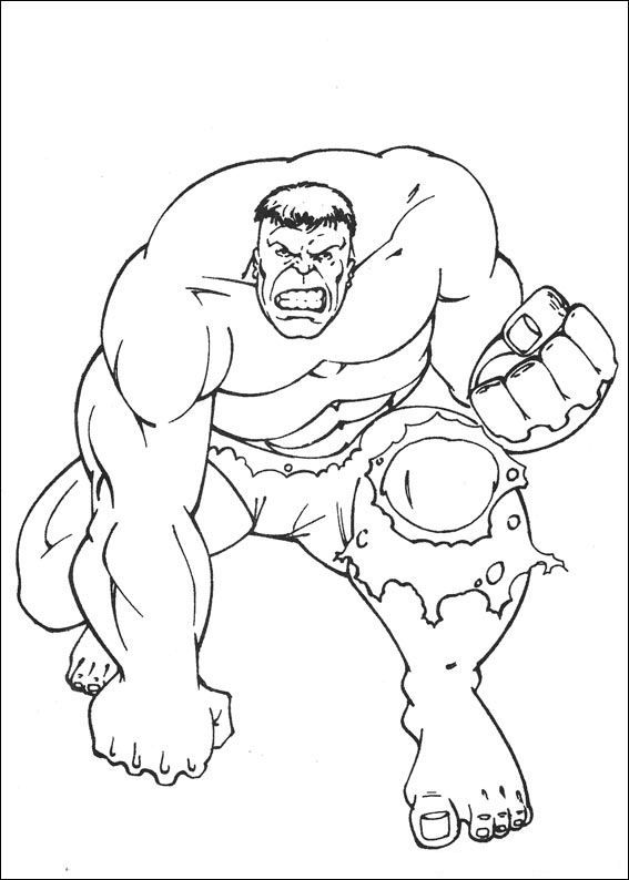 Hulk Coloring Pages