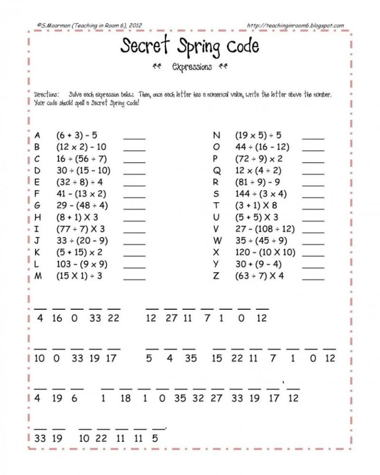 Grade 5 Printable Kumon Math Worksheets