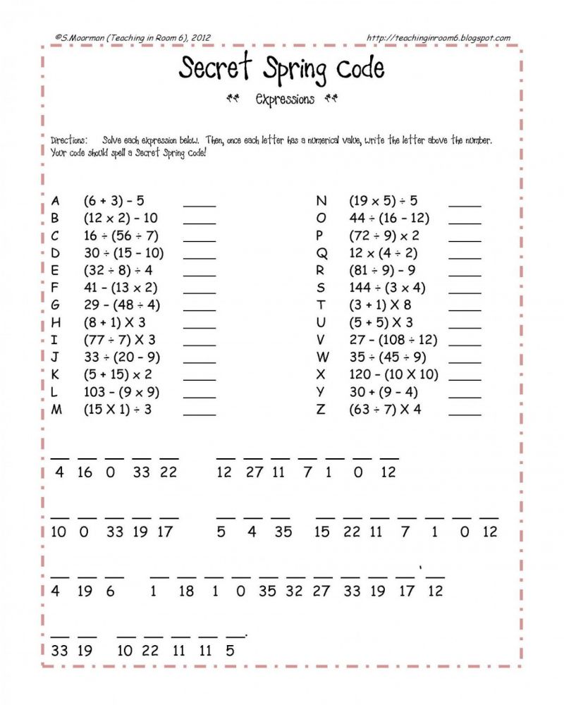 Grade 5 Printable Kumon Math Worksheets