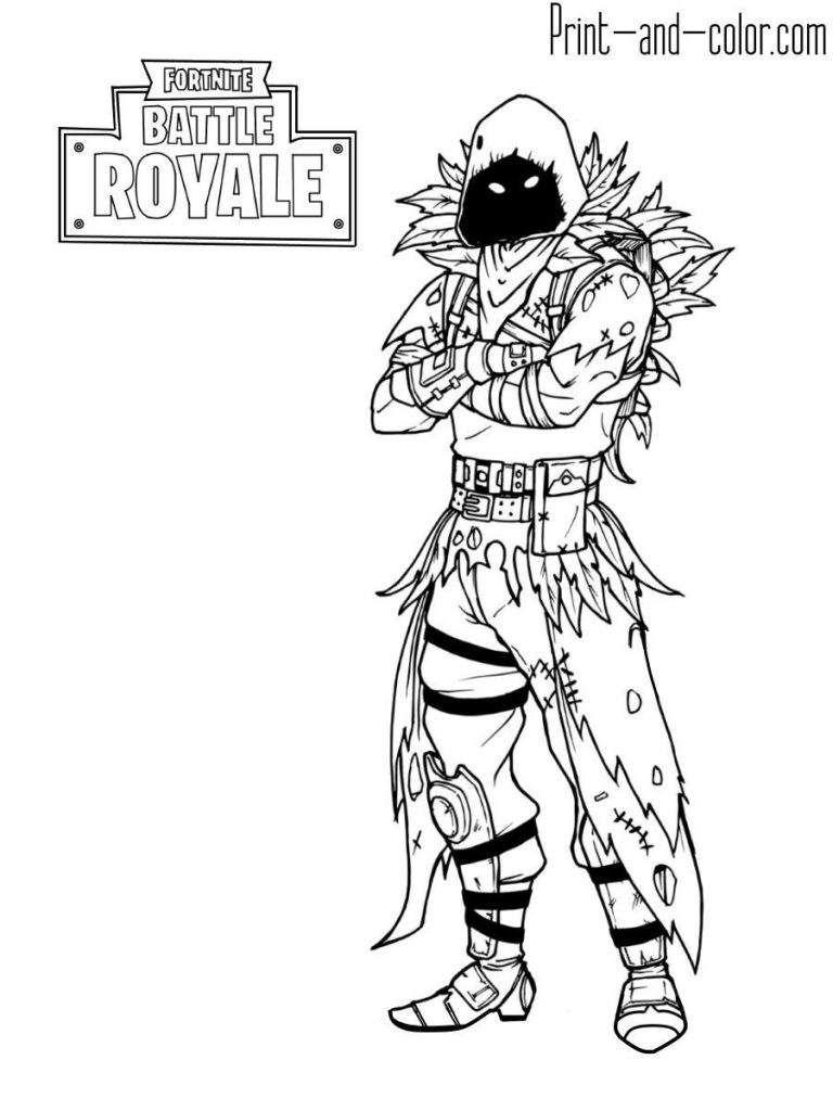 Fortnite Colouring Pages