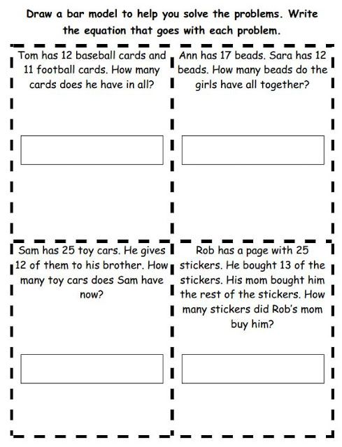 Comparison Word Problems 2nd Grade Worksheets