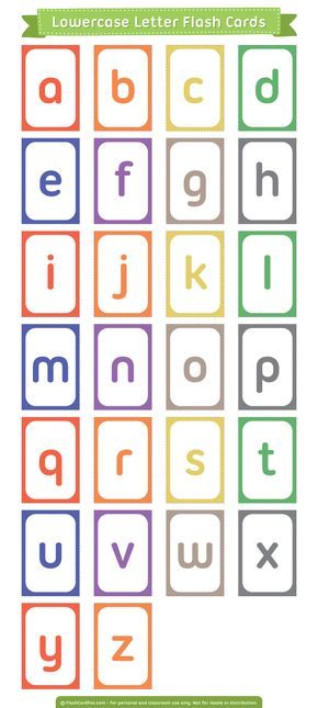 Printable Alphabet Letters Flashcards Pdf