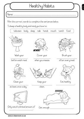 Worksheet For Class 1 Evs Food