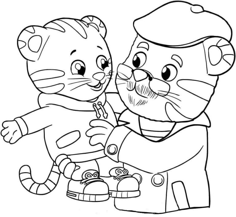 Daniel Tiger Coloring Pages