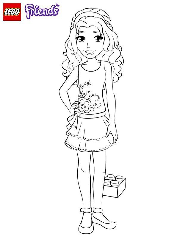 Lego Friends Coloring Pages