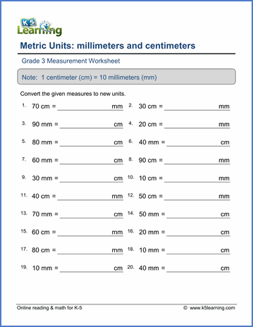 Ruler Measurement Worksheets Grade 3