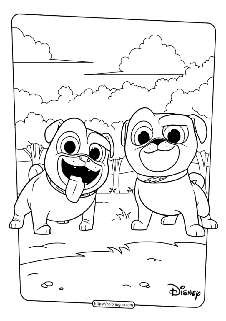 Puppy Dog Pals Coloring Pages