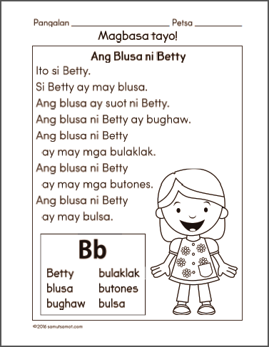 Reading Worksheets For Grade 2 Filipino