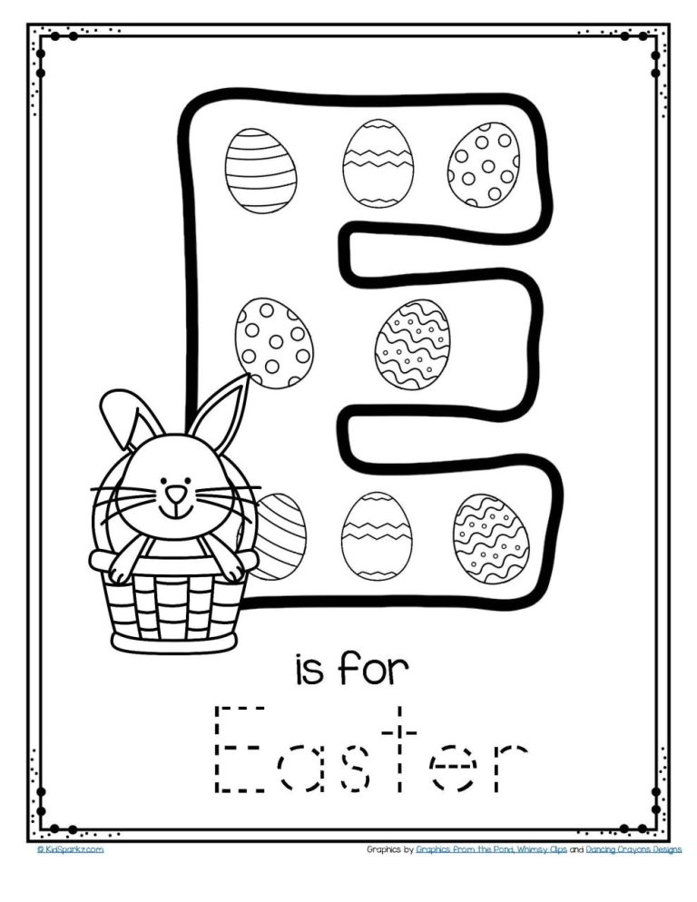 Coloring Printable Print Letter E Worksheets