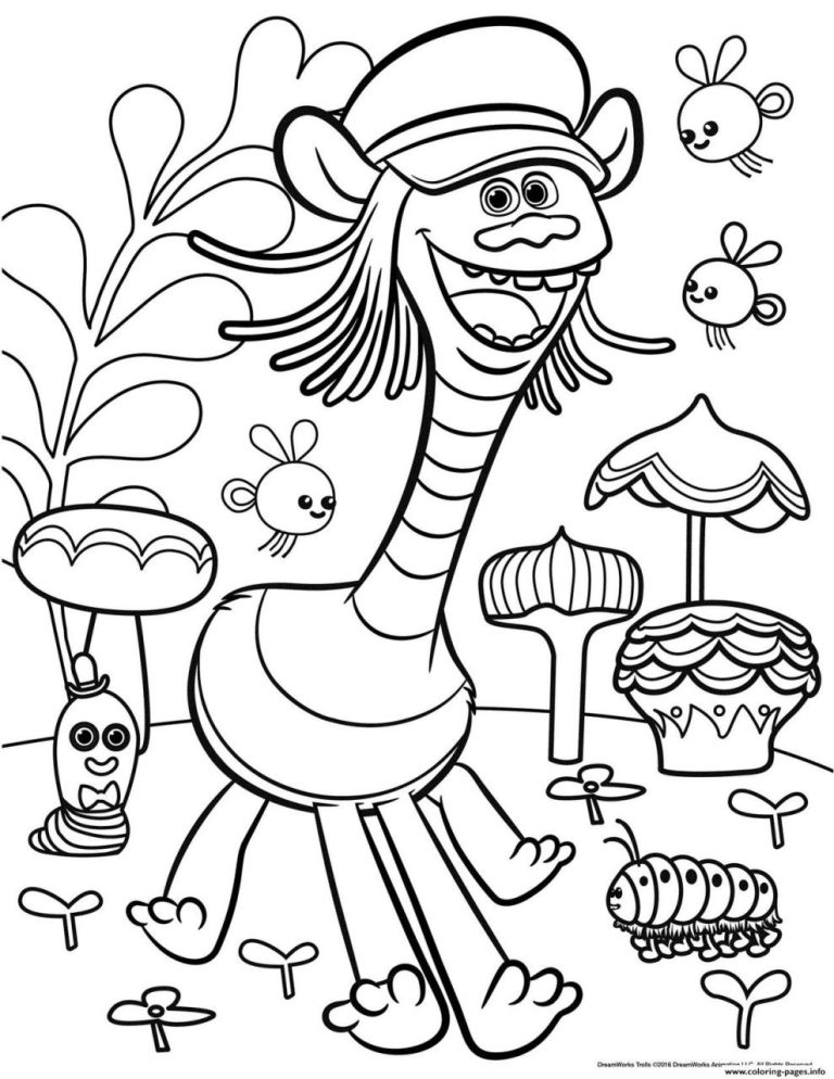 Trolls Coloring Pages