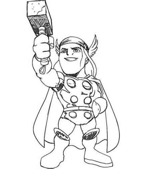 Thor Coloring Pages