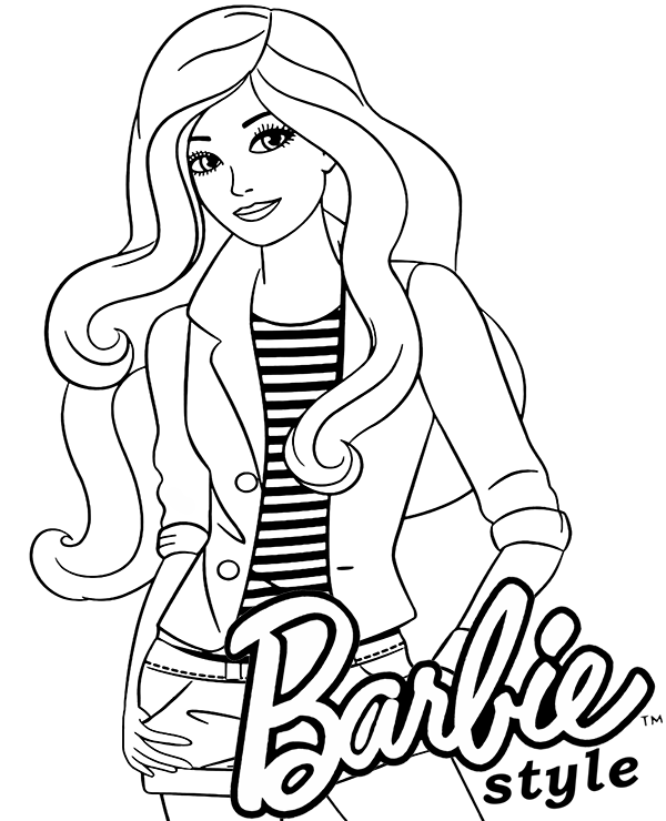 Barbie Coloring