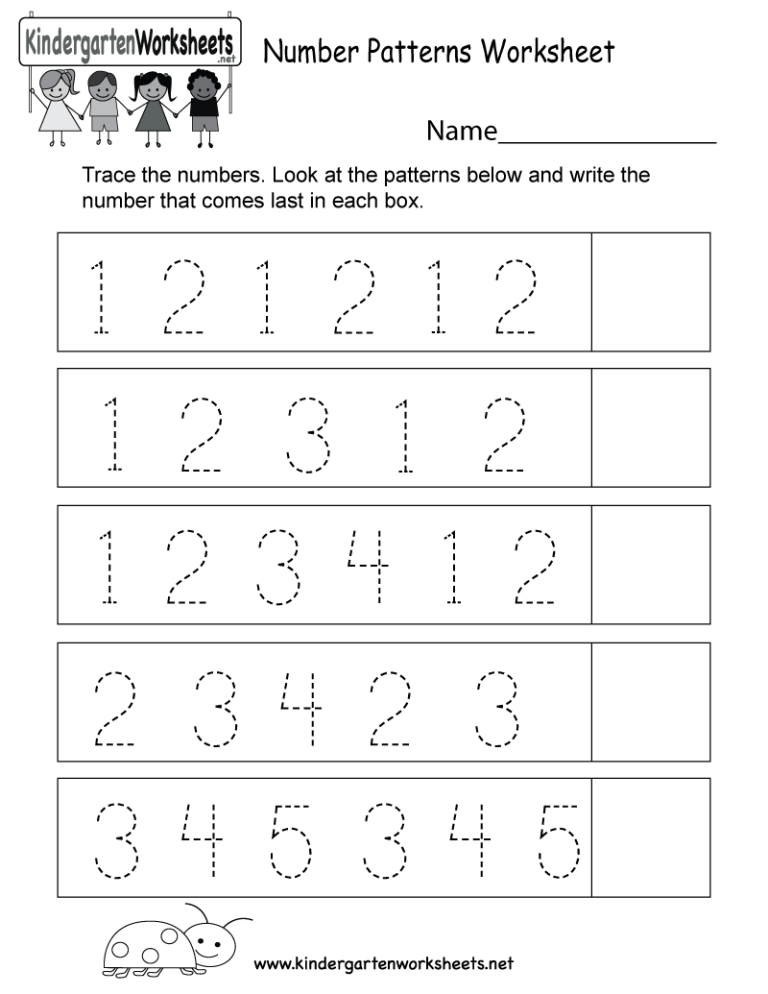 Grade 1 Number Patterns Worksheets Pdf