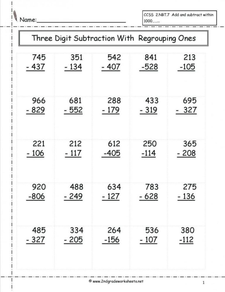 Second Grade Math Addition Worksheets Grade 2