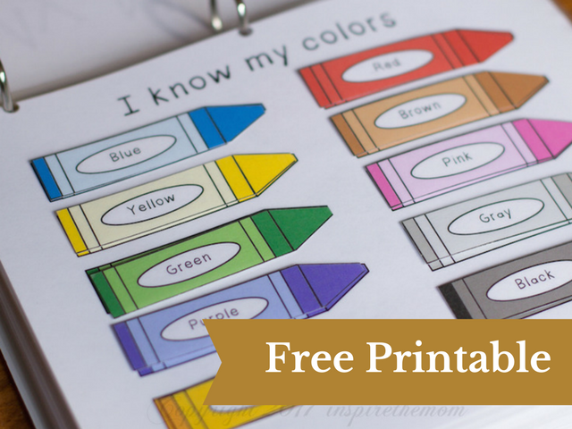 Preschool Printables Free Printable Activity Binder