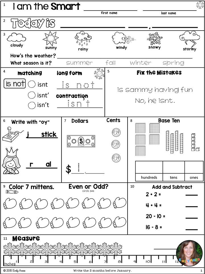 2nd Grade Seasons Worksheets For Grade 2